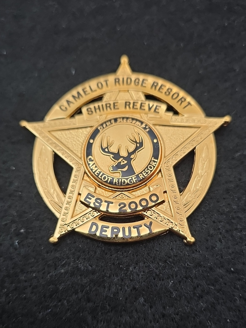 Camelot Ridge Resort Indiana Commemorative Badge Hallmark Smith & Warren